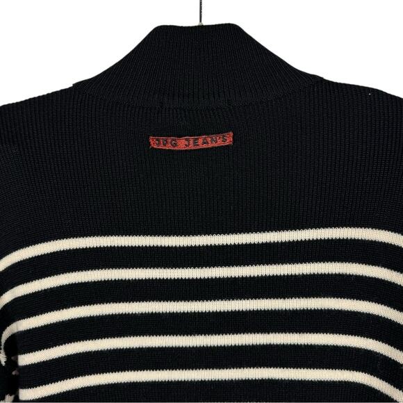 Jean Paul Gaultier JPG Jean's 46 Vintage Y2K Striped Zip Up Wool Knit Sweater 12 - Picture 10 of 10